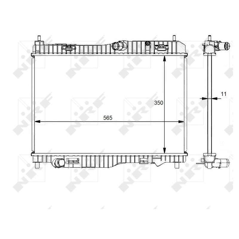 Radiator apa NRF 59138