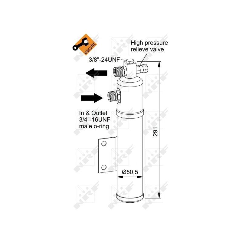 Filtru uscator clima NRF 33366