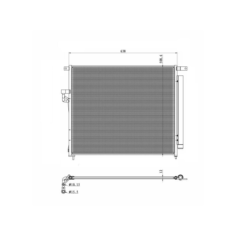 Radiator clima NRF 350425