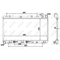 Radiator apa NRF 58372