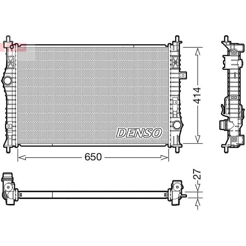 Radiator apa DENSO DRM21104