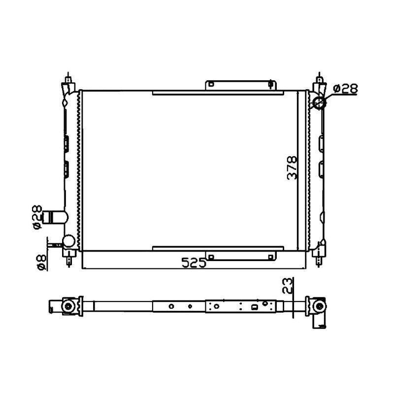 Radiator apa NRF 55326A