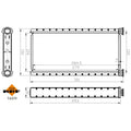 Radiator habitaclu NRF 54439