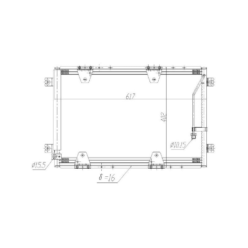 Radiator clima MTR 13054835