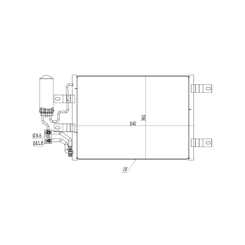 Radiator clima MTR 13054815