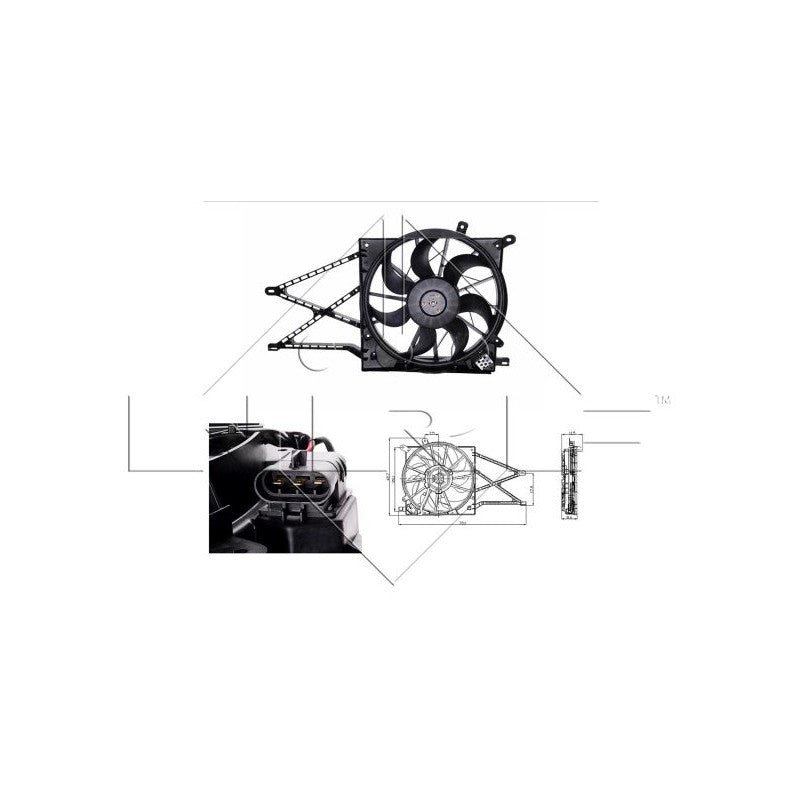 Ventilator racire NRF 47015