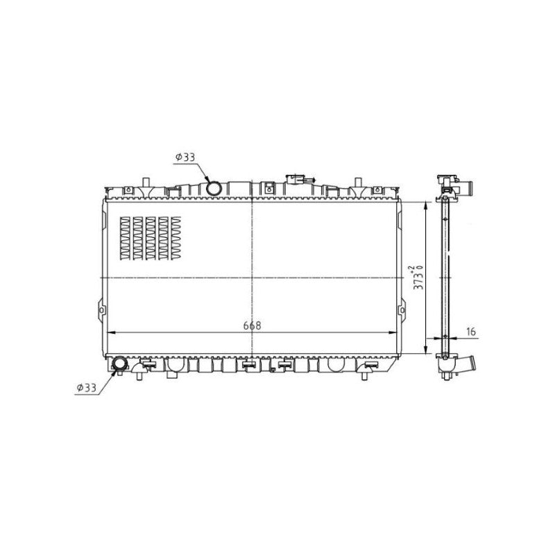 Radiator apa MTR 13054662