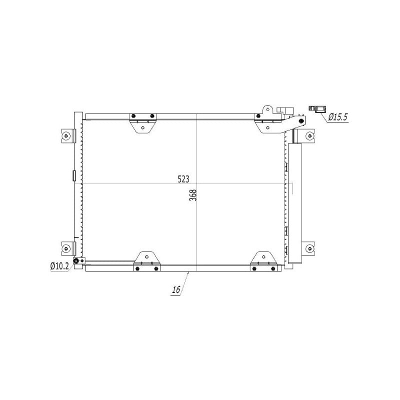 Radiator clima MTR 13054801