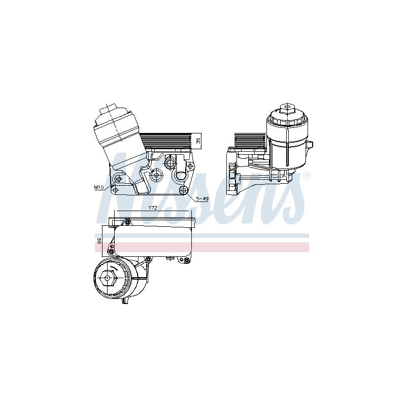 Racitor ulei motor NISSENS 91310