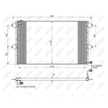 Radiator clima NRF 35034