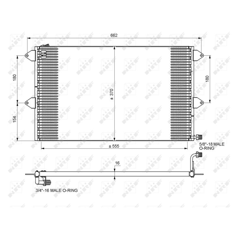 Radiator clima NRF 35034