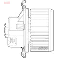 Ventilator habitaclu DENSO DEA09024