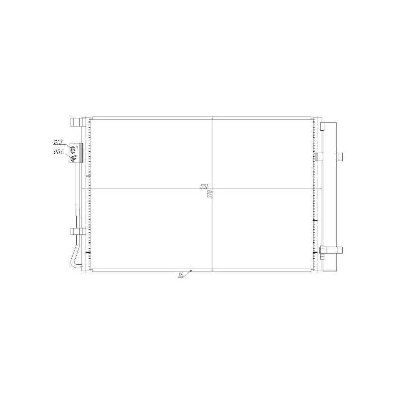 Radiator clima MTR 13054634