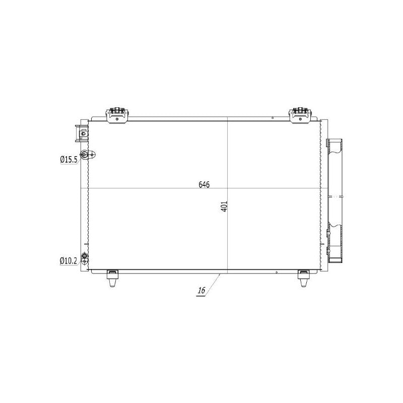 Radiator clima MTR 13054509