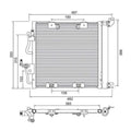 Radiator clima MAGNETI MARELLI 350203884000