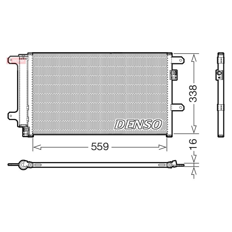 Radiator clima DENSO DCN12007