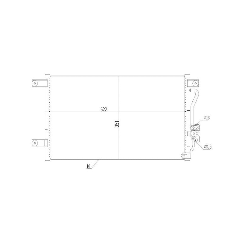 Radiator clima MTR 13054672