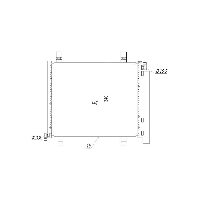 Radiator clima MTR 13054494