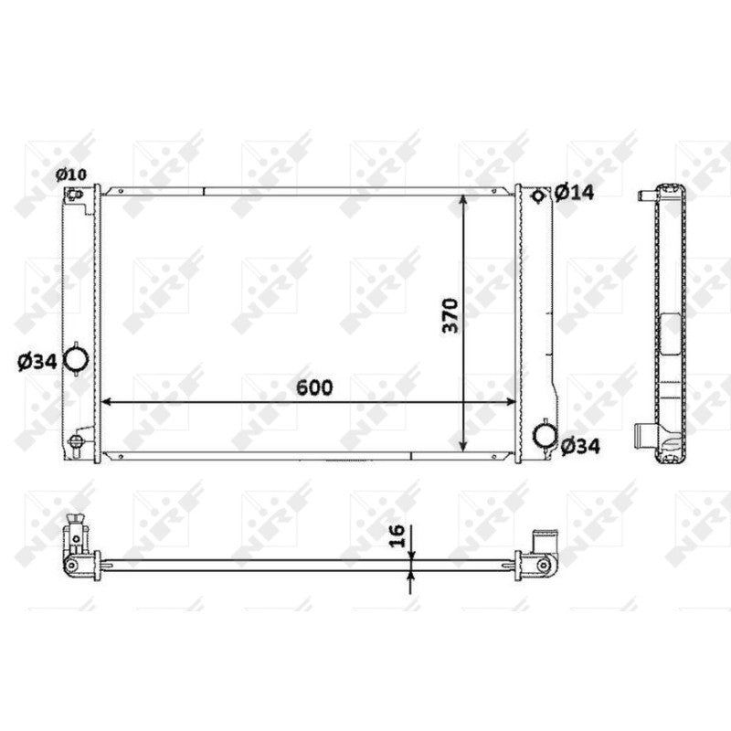 Radiator apa NRF 53926