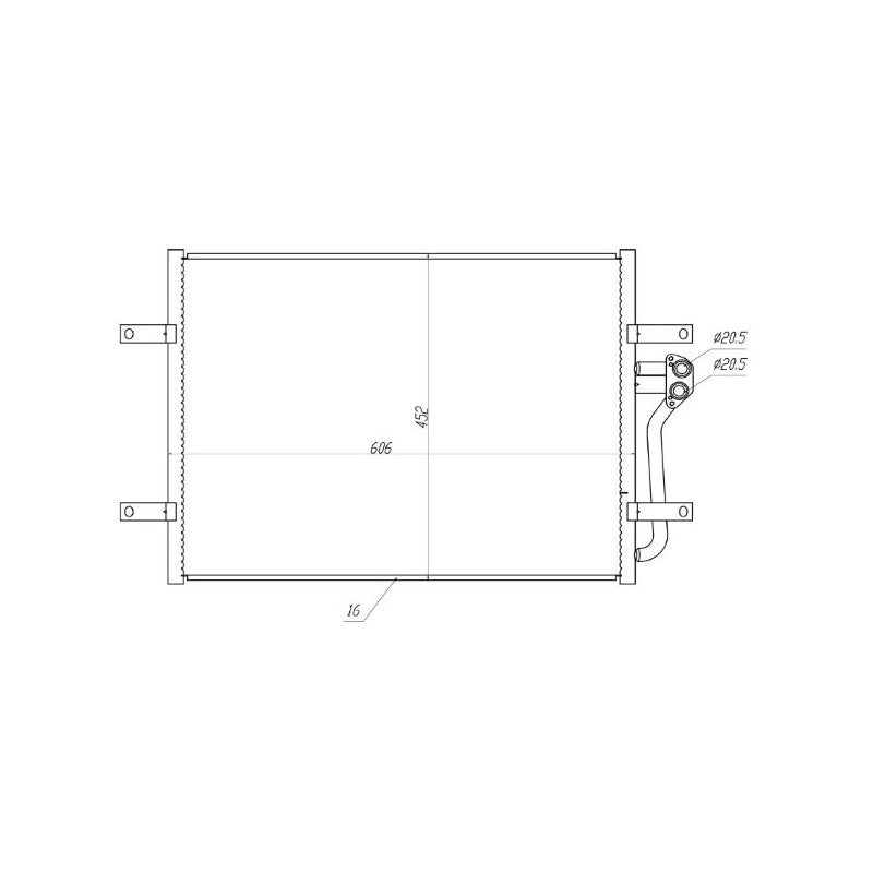 Radiator clima MTR 13054371