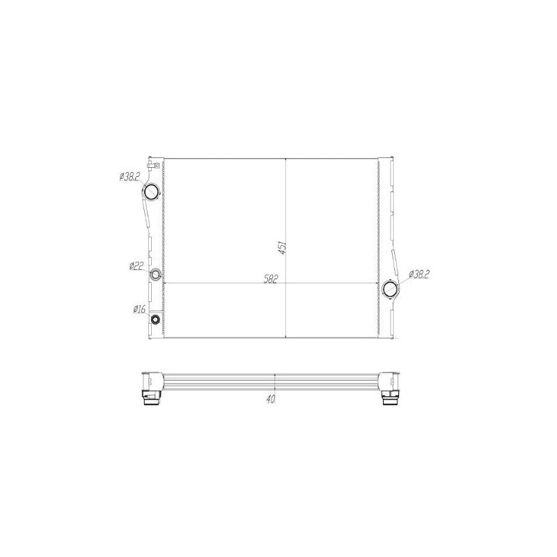Radiator apa MTR 13054873