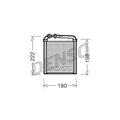 Radiator habitaclu DENSO DRR32005