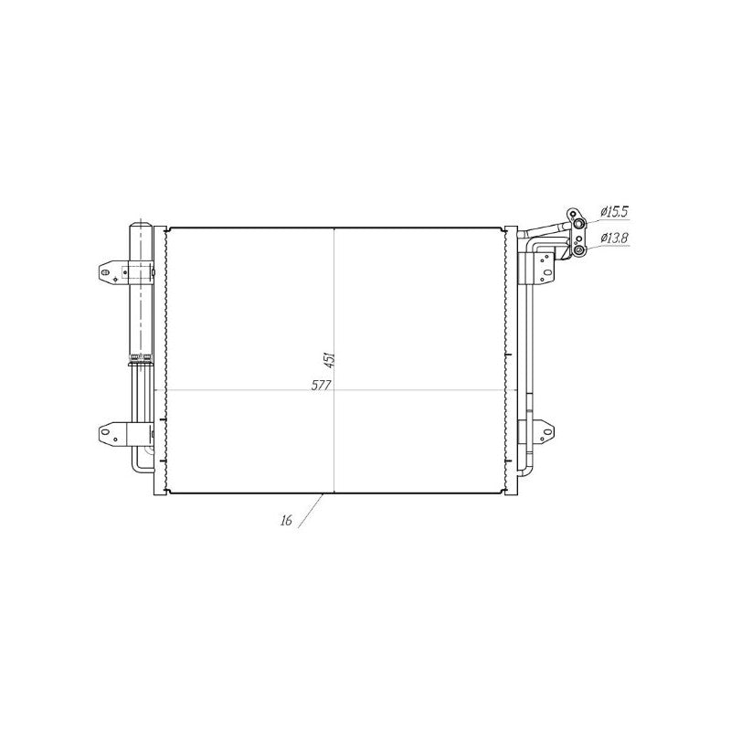 Radiator clima MTR 13054511