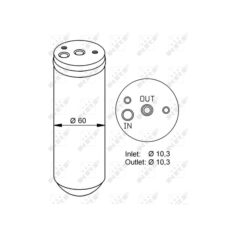 Filtru uscator clima NRF 33293