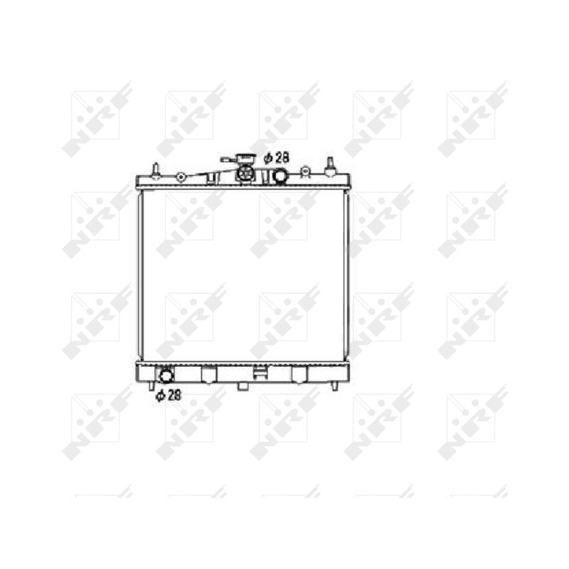 Radiator apa NRF 53476