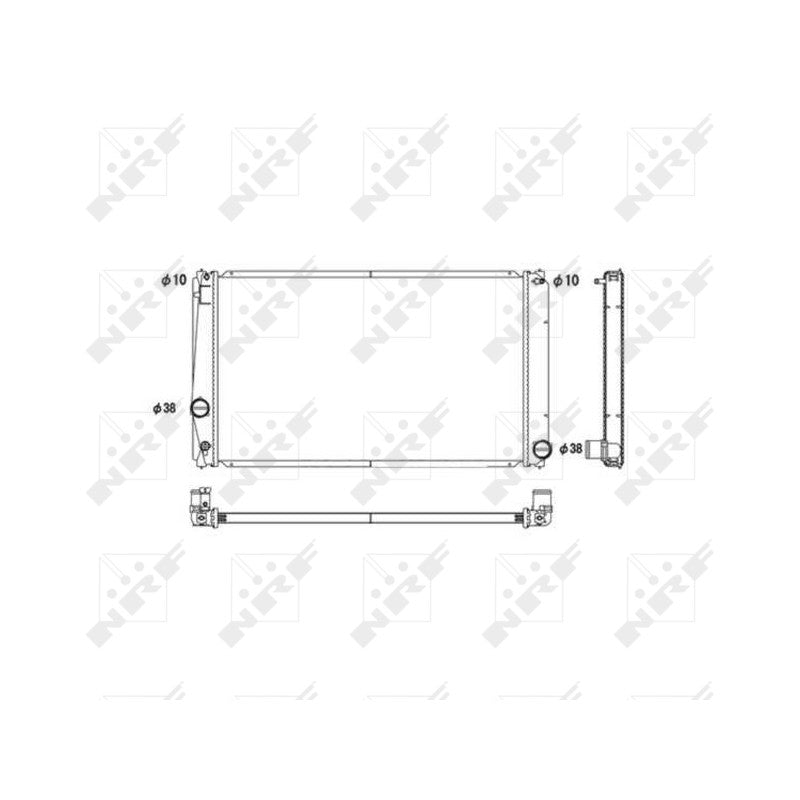 Radiator apa NRF 53589