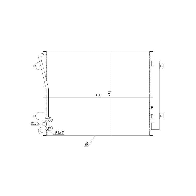 Radiator clima MTR 13054716