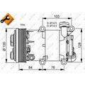 Compresor clima NRF 32410