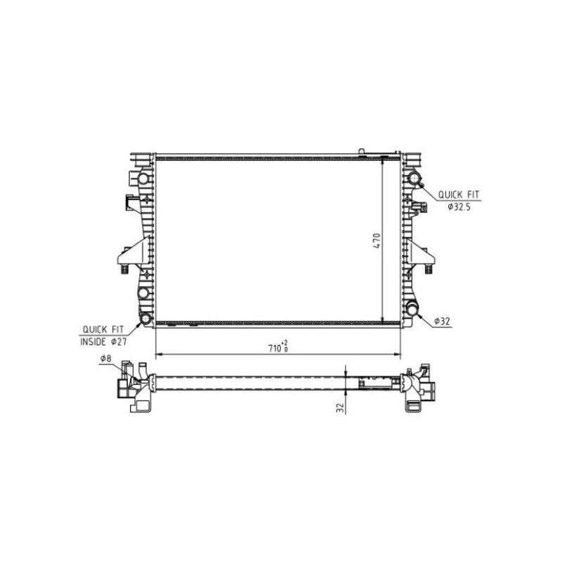 Radiator apa MTR 13054601