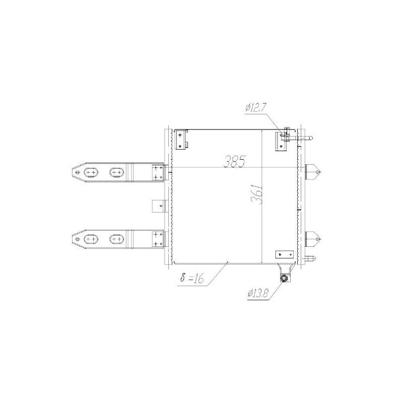 Radiator clima MTR 13054575
