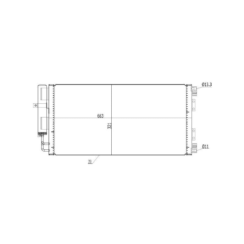 Radiator clima MTR 13054594