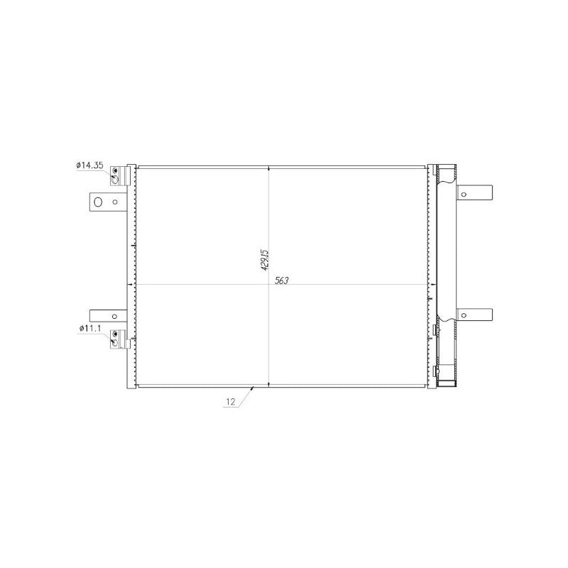 Radiator clima MTR 13054755