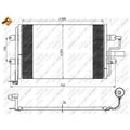 Radiator clima NRF 35733