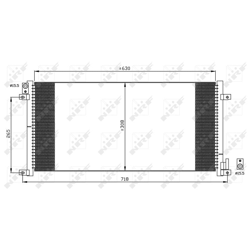 Radiator clima NRF 35491