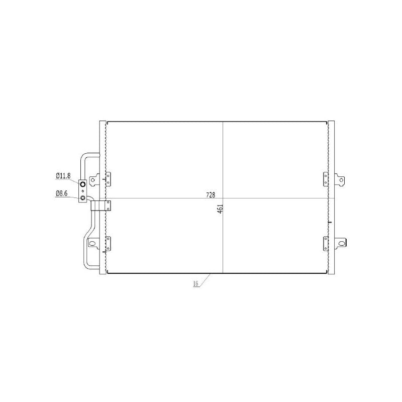 Radiator clima MTR 13054484