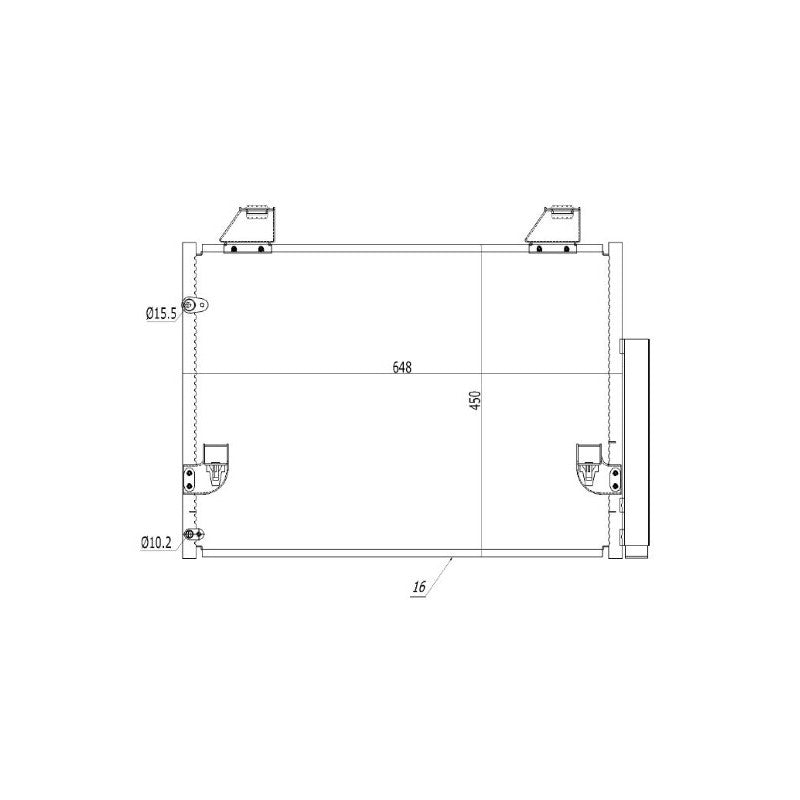 Radiator clima MTR 13054849