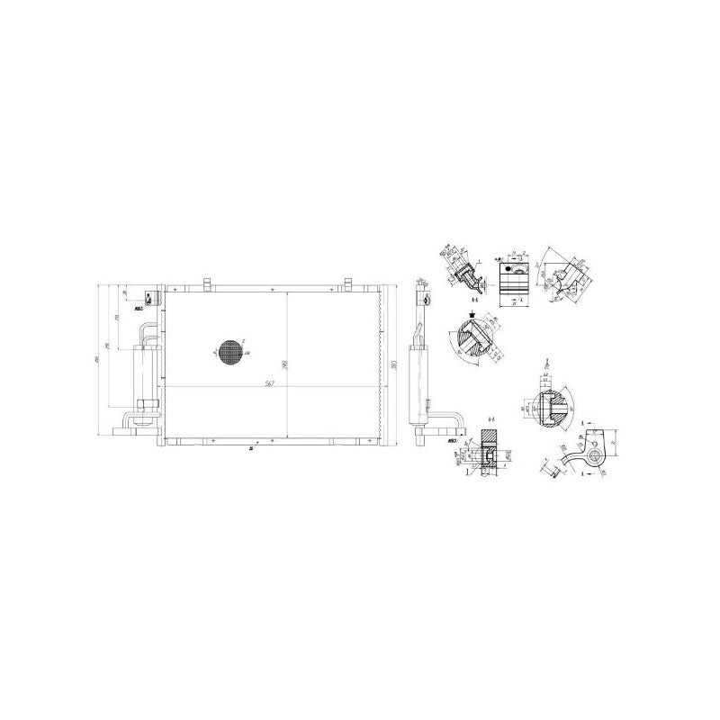 Radiator clima MTR 13054595