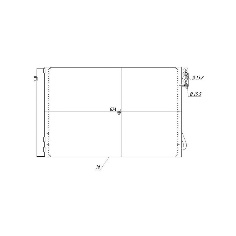 Radiator clima MTR 13054472