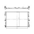 Radiator apa NRF 50040