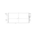 Radiator clima MTR 13054620