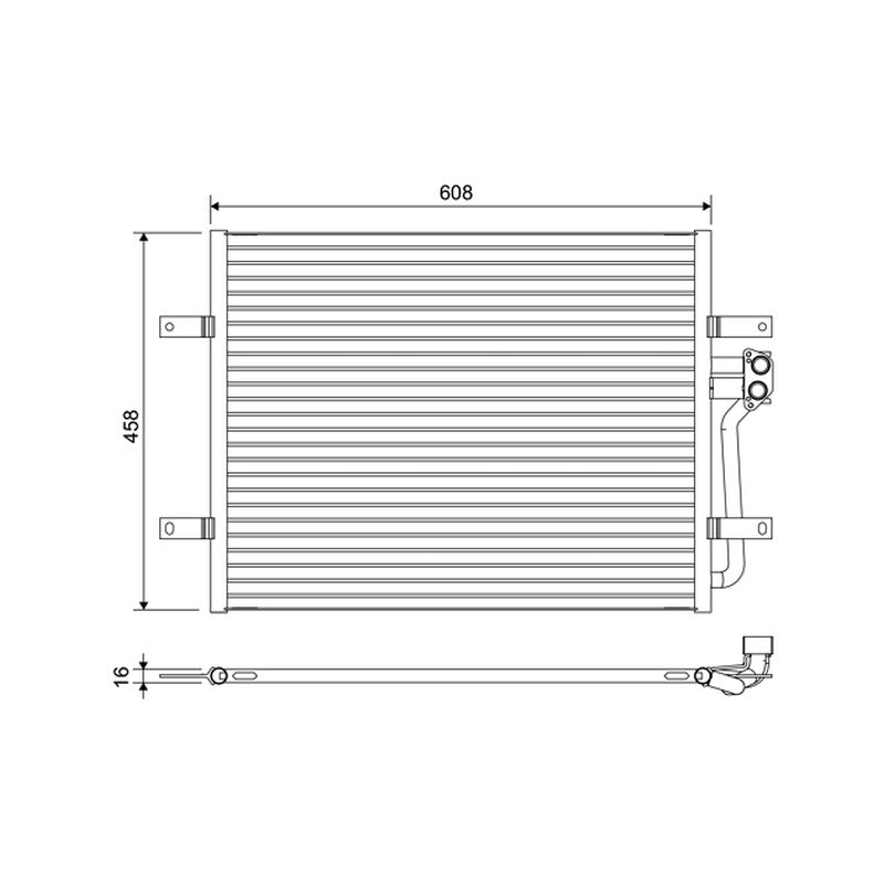 Radiator clima NRF 350549