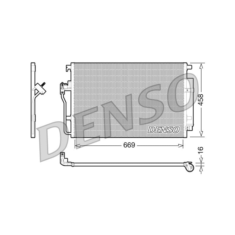 Radiator clima DENSO DCN17056