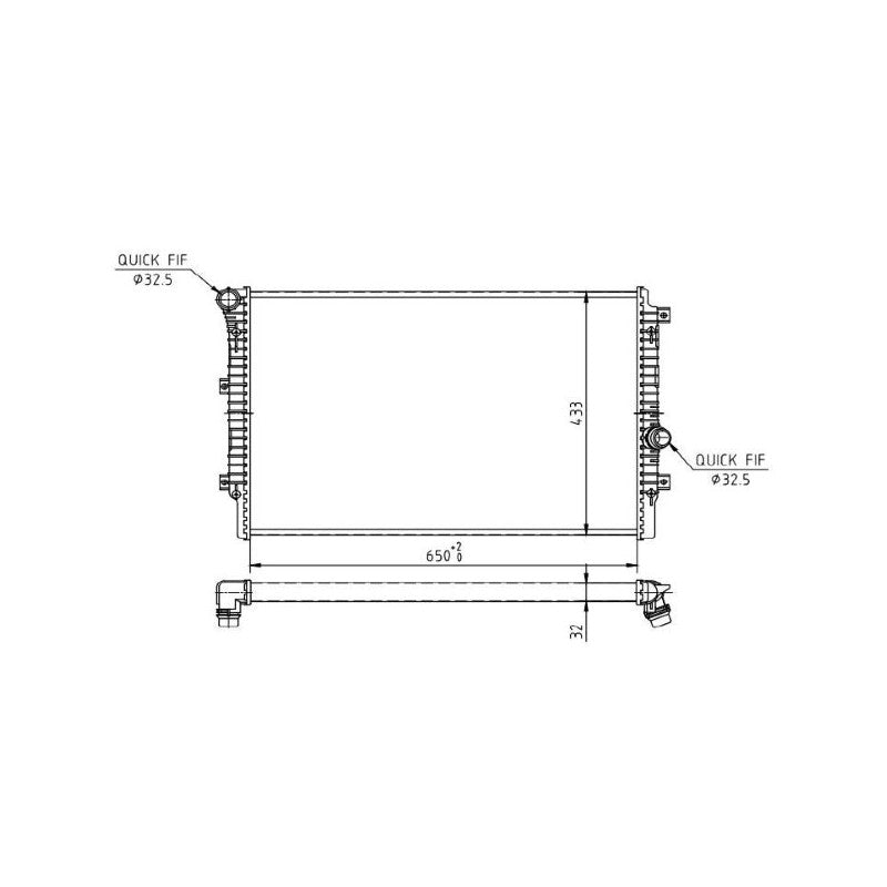 Radiator apa MTR 13054727