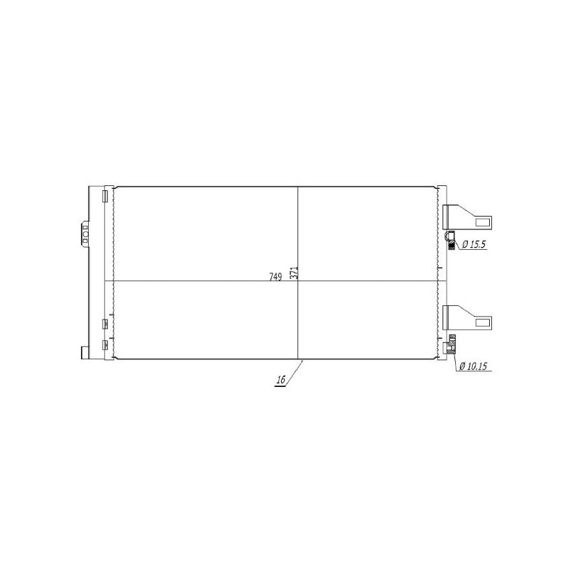 Radiator clima MTR 13054640