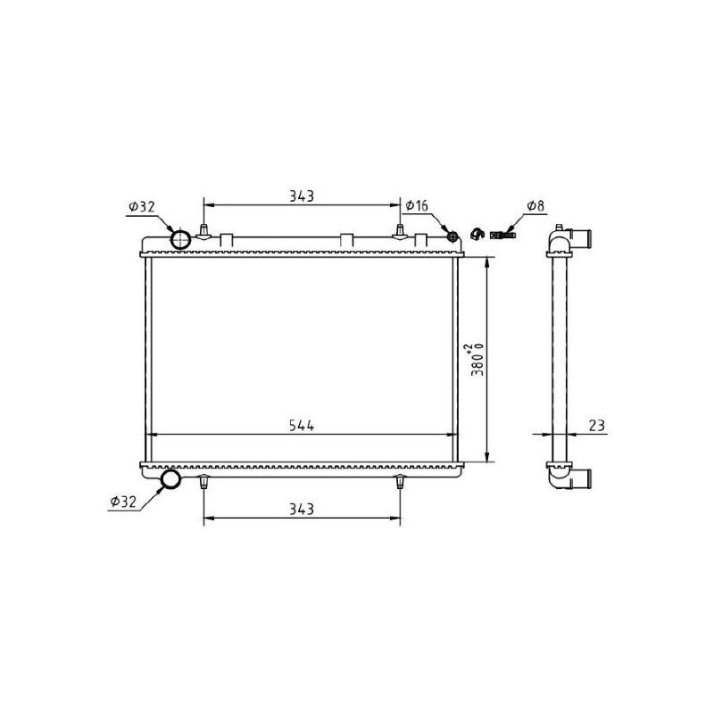 Radiator apa MTR 13054830
