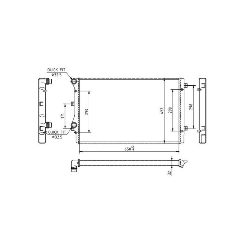 Radiator apa MTR 13054811